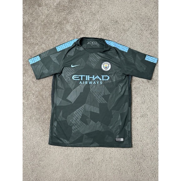 Nike Tops - Womens Soccer Jersey Manchester City 2017-2018 Streetwear, Size XL